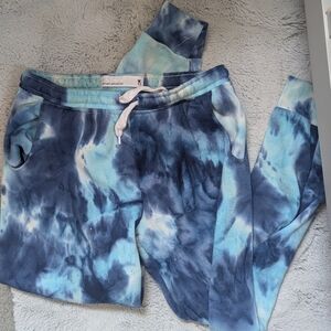 Blue Tie Dye Basic Jogger
